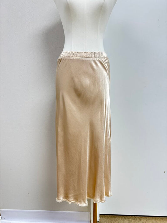 Nation Ltd Champagne Satin Skirt