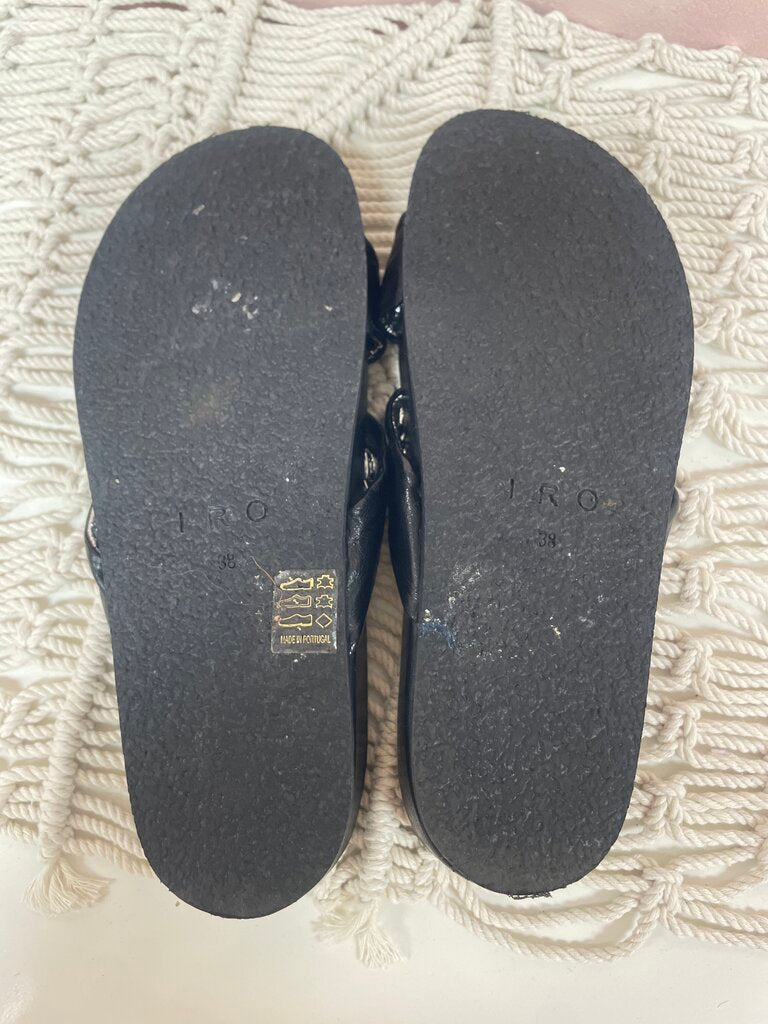 IRO Black Twist Slide