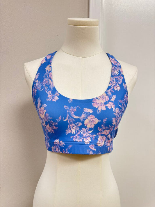 Spiritual Gangster BLue Floral Tank Bralette