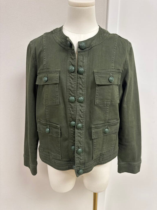 L'Agence Olive Cropped Jacket