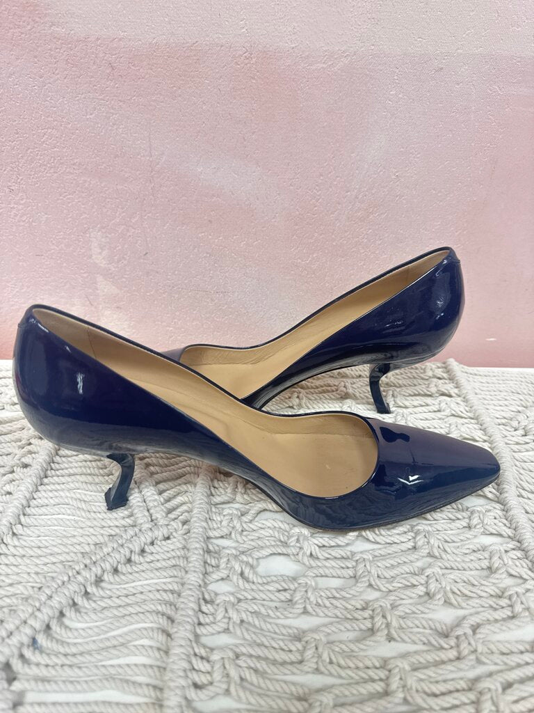 Roger Vivien Navy Patent Pump (As Is)