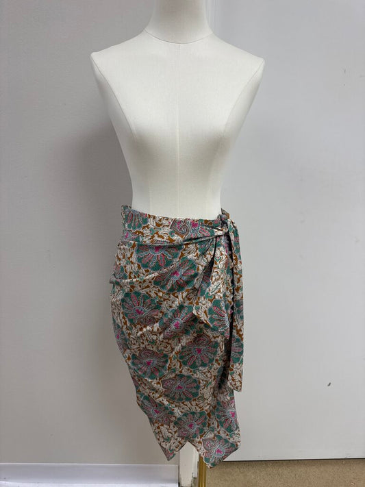 Veronica Beard Carmel Multi Paisley Skirt NWT