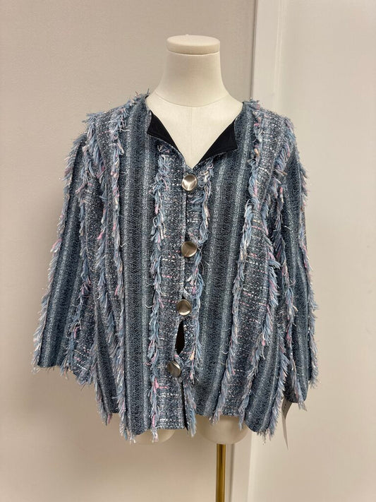 Caroline Rose Textured Tweed Jacket NWT
