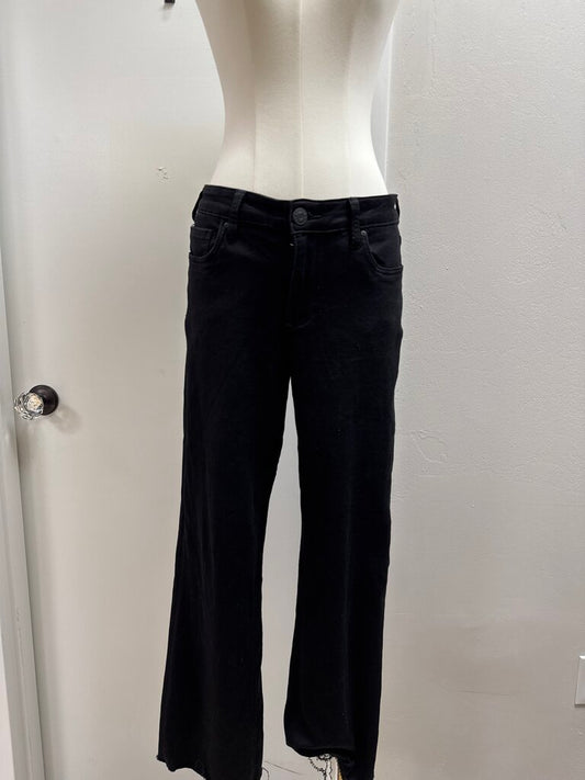 Kut Black Straight Leg Jean