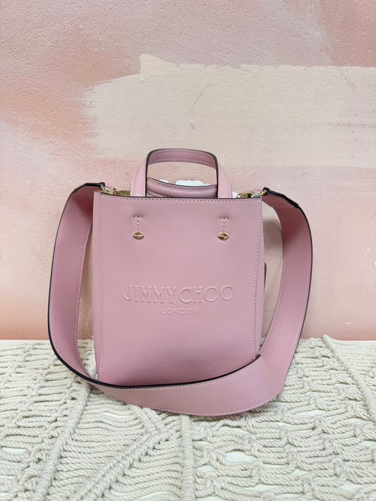 Jimmy Choo Rose and Gold Lenny Calfskin Tote NWT
