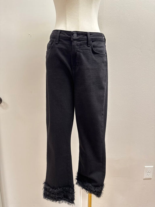 L'Agence Black Straight Leg Jean
