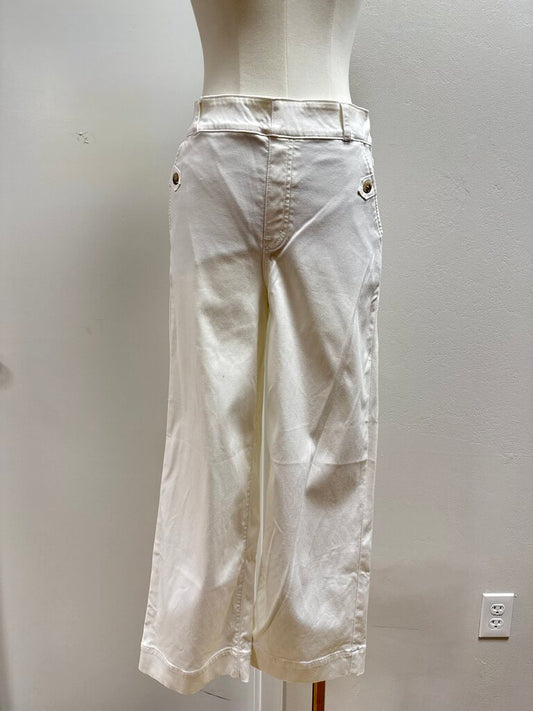 Spanx White Pull On Pant