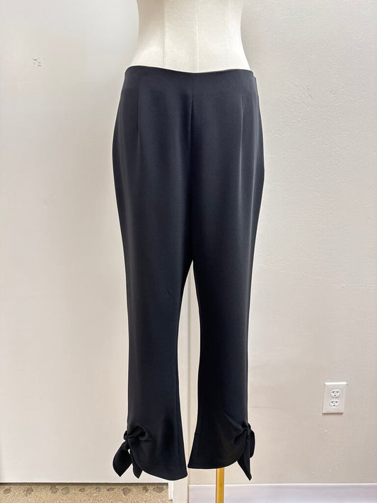 Cinq a Sept Black Tie Hem Pant