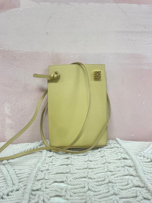 Loewe Butter Leather Dice Crossbody (Ask Sales Associate)