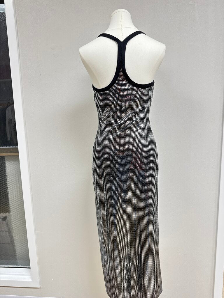 Auteur Silver Sequin Tank Dress NWT