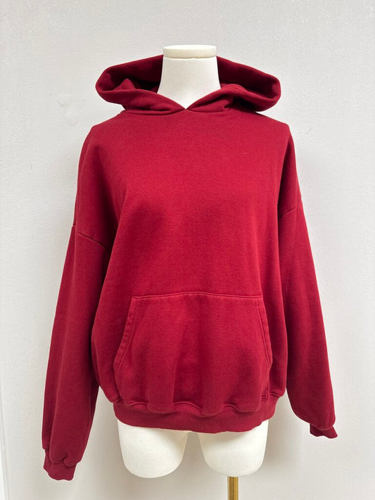 Skims Maroon Hoodie Sweatshirt