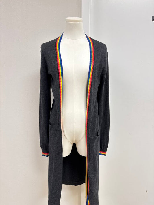 Spiritual Gangster Grey Long Cardigan
