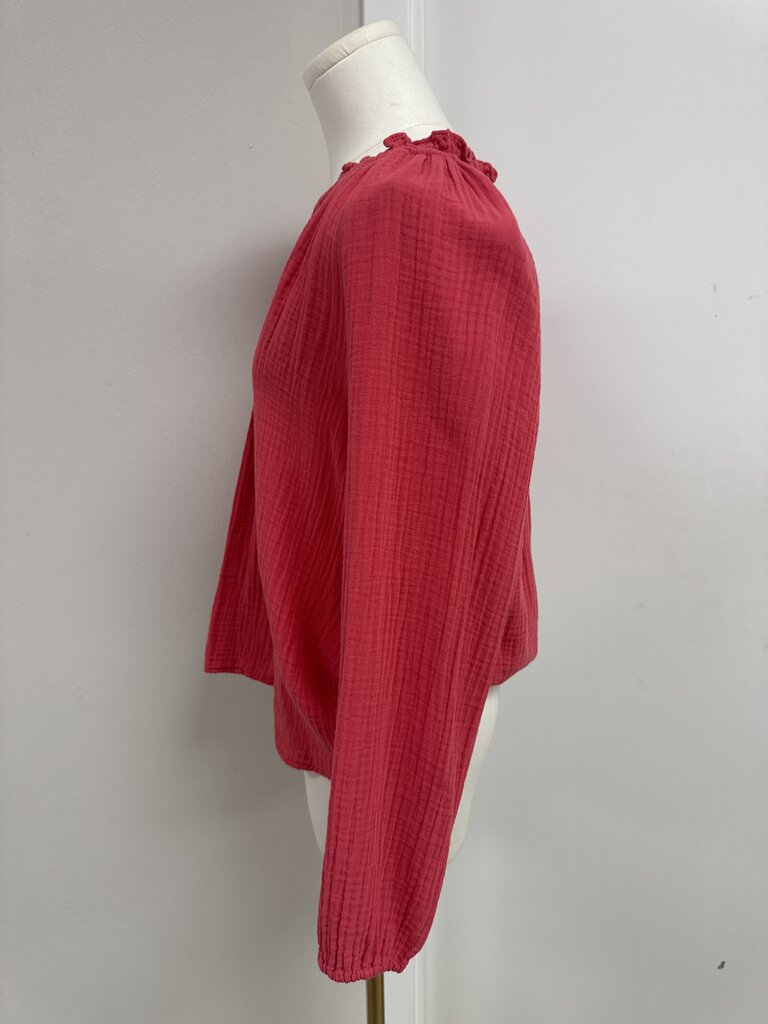 Xirena Rose Gauze Top