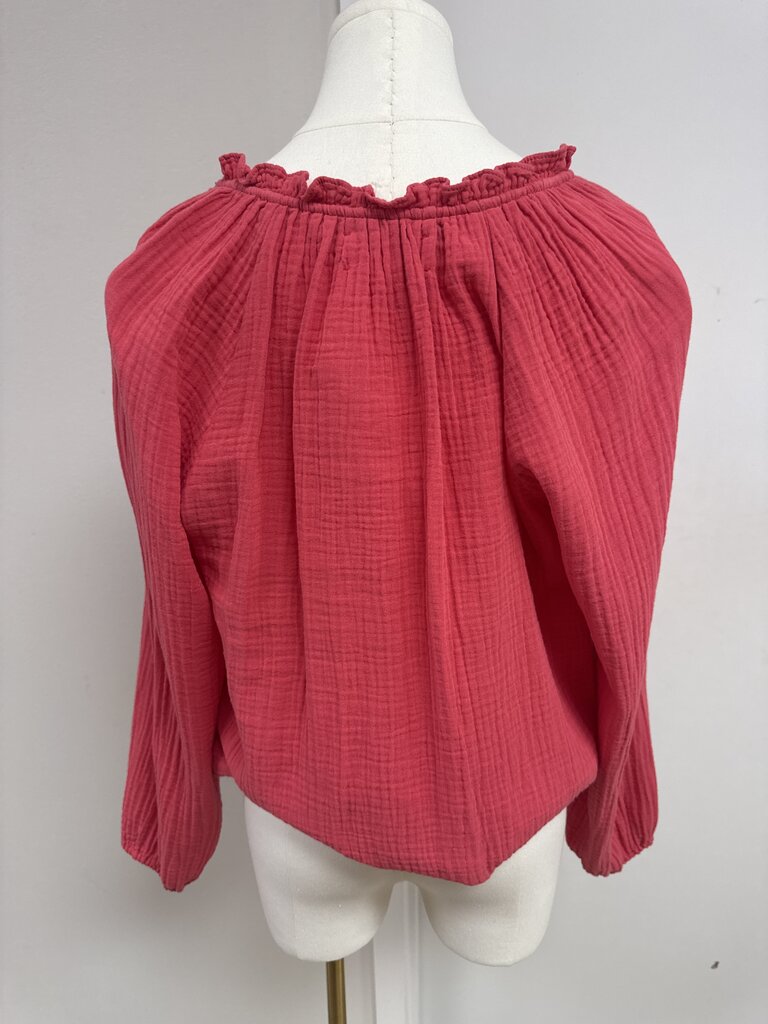 Xirena Rose Gauze Top