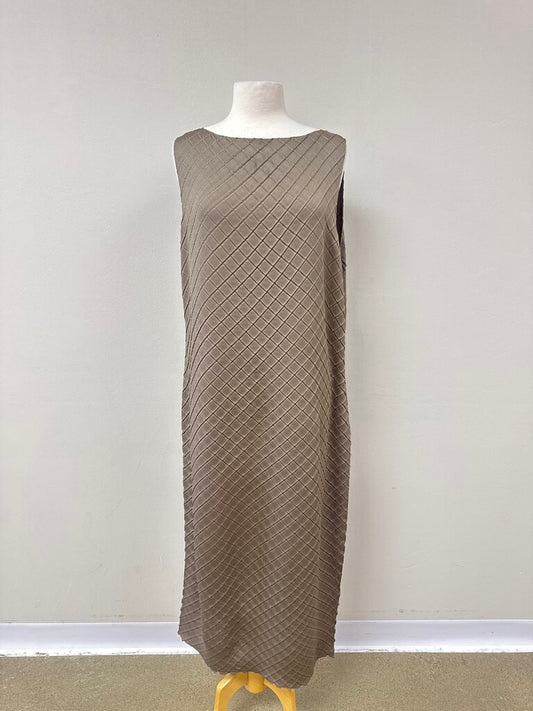Lafayette 148 Taupe Knit Maxi Dress