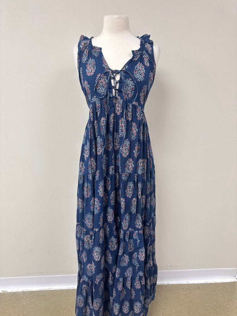 CJ Laing Blue Floral Maxi Dress