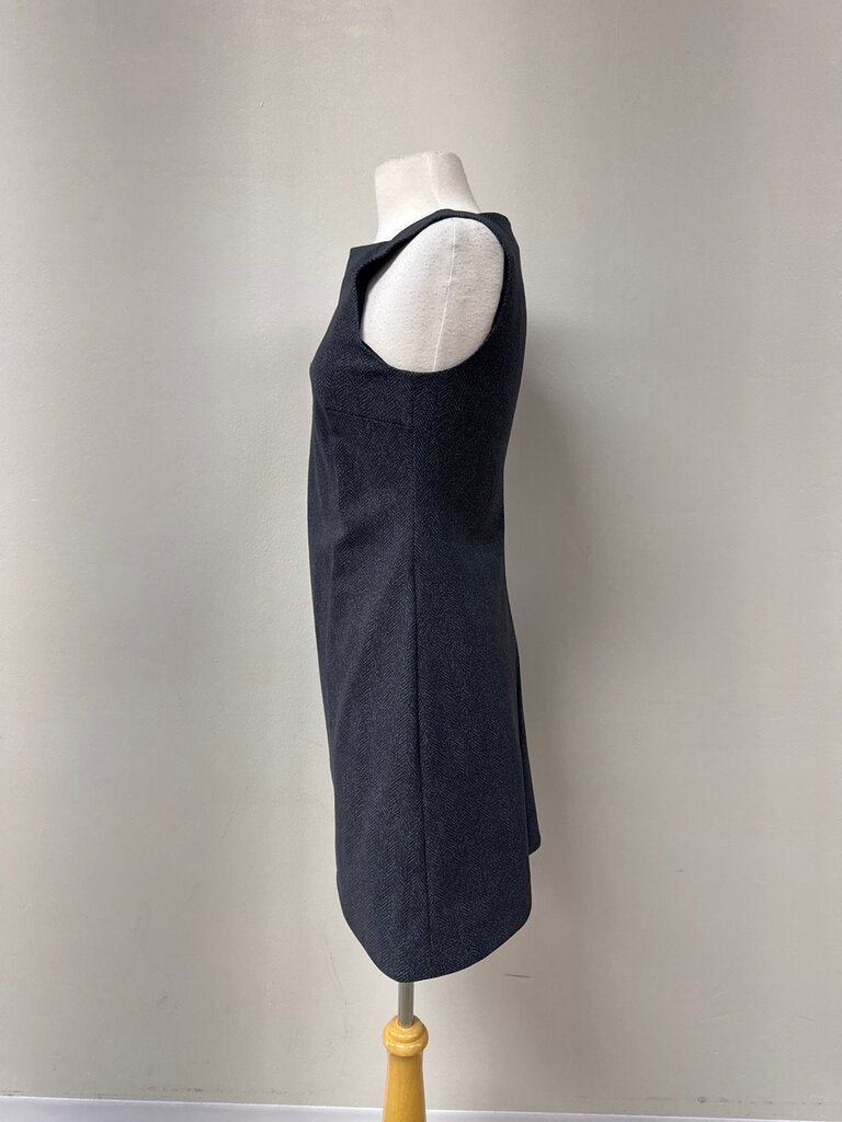Theory Grey Herringbone Dress