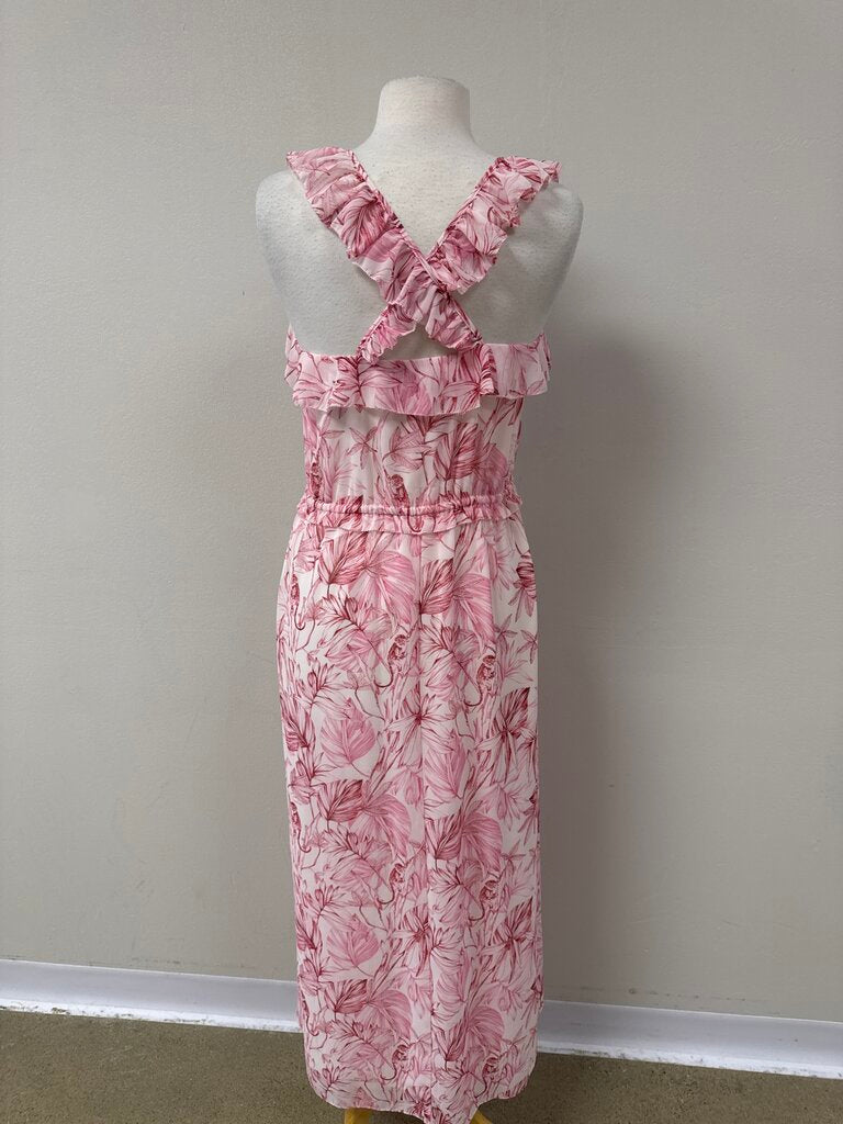 Gal Meets Girl Pink Floral Maxi Dress