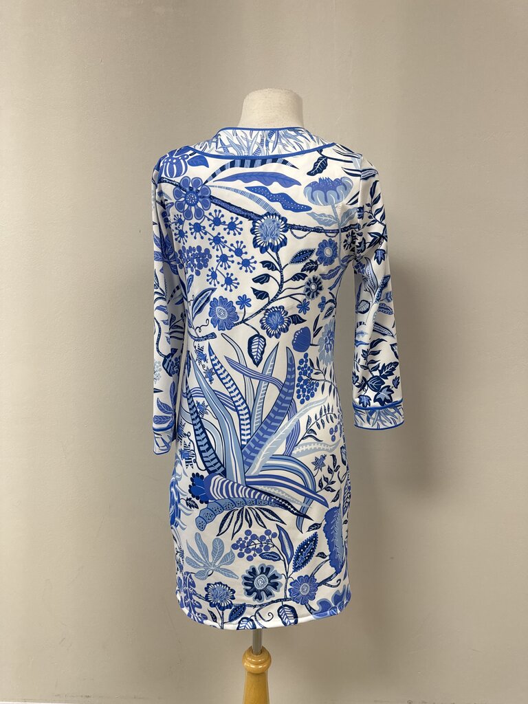 Gretchen Scott Blue Floral Dress