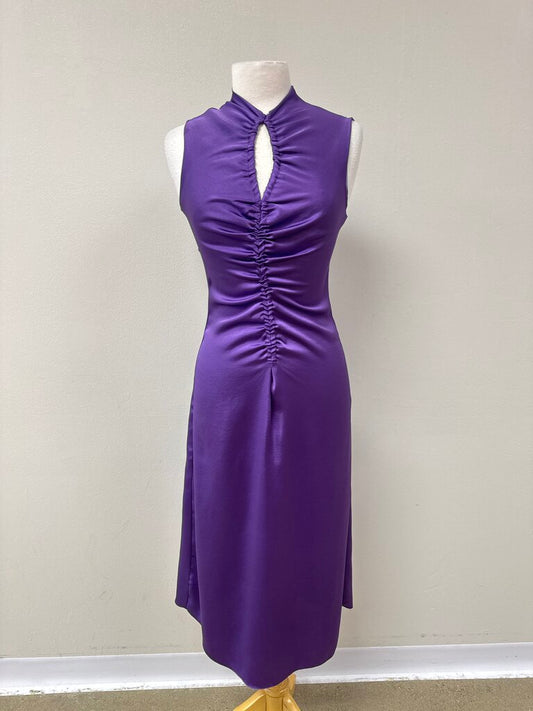 Sandro Purple Ruched Titanic Dress