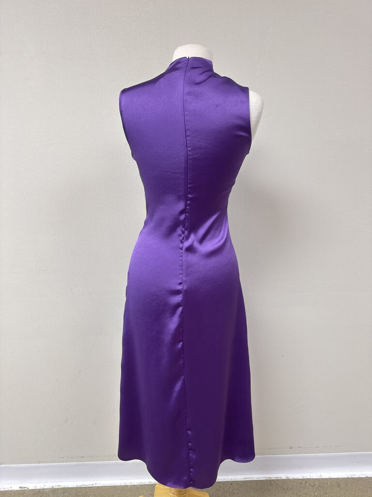 Sandro Purple Ruched Titanic Dress