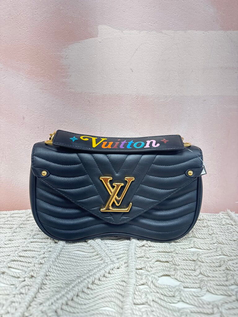 Louis Vuitton Black New Wave Flap Bag '20