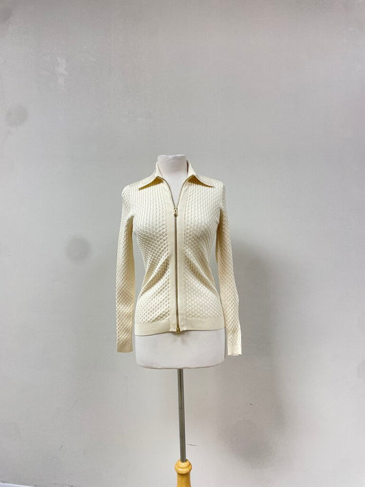 St. John Knit Zip Up NWT