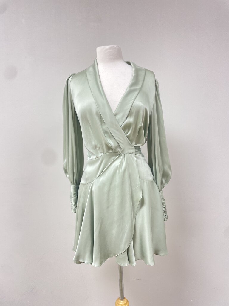 Zimmermann Silk Mini Wrap Dress (As Is)