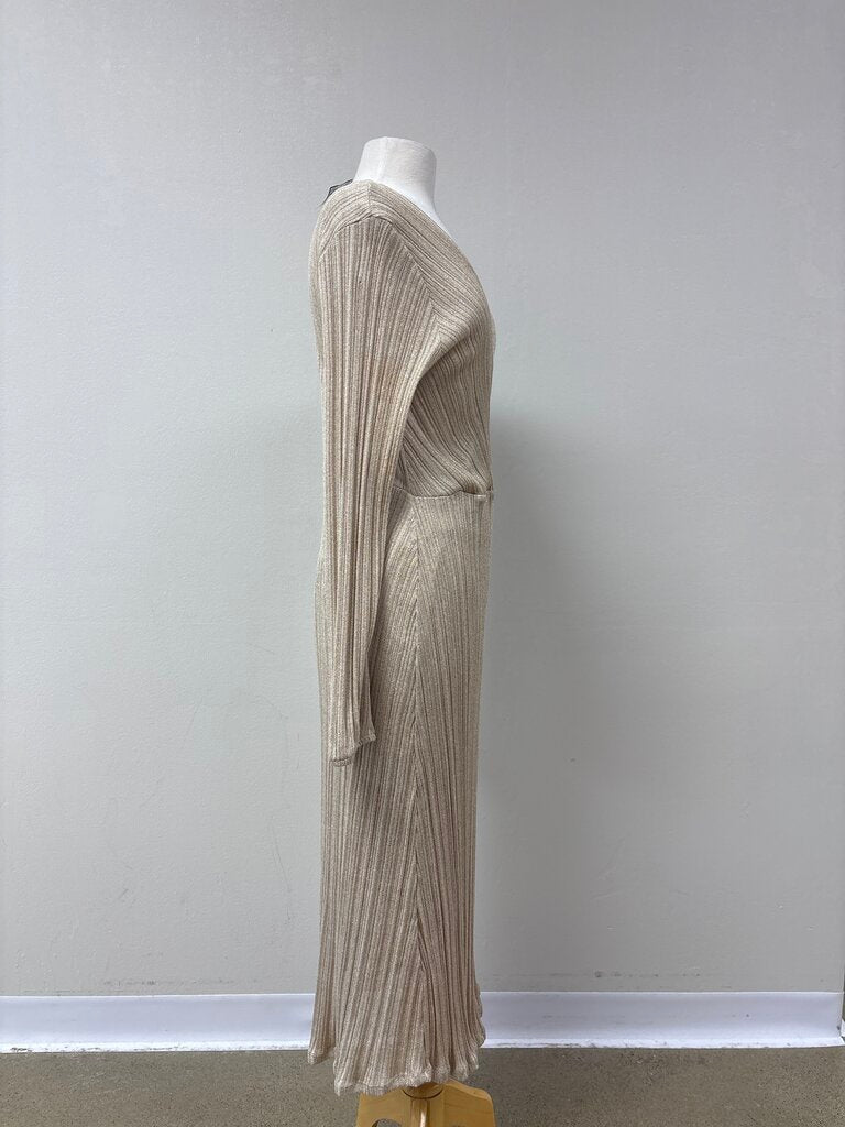 MNG Metallic Knit Dress