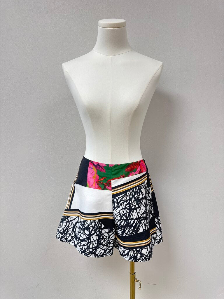 *Clover Canyon Collage Print Shorts