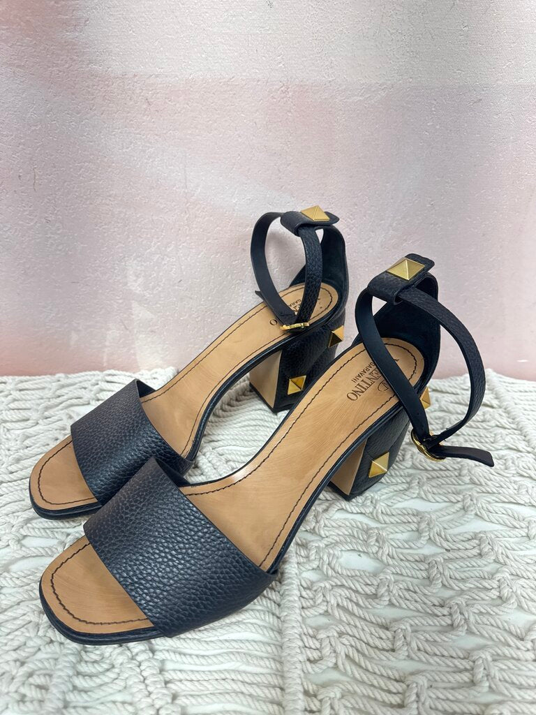 Valentino Quilted Stud Sandal