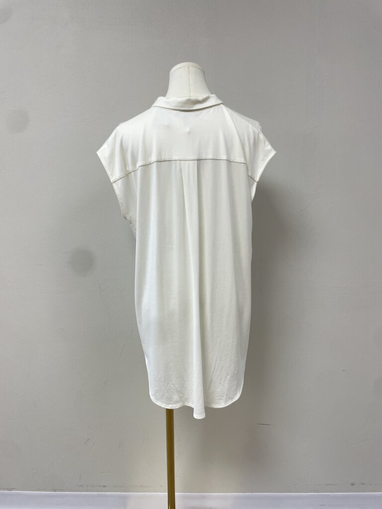 Eileen Fisher Short Sleeve Button Up NWT