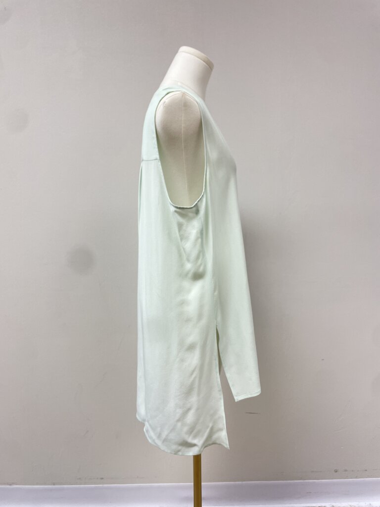 Eileen Fisher Sleeveless Silk Button Up