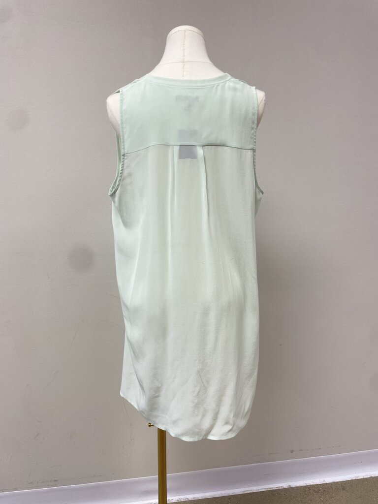 Eileen Fisher Sleeveless Silk Button Up