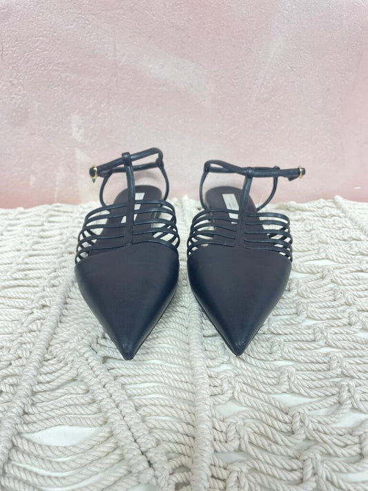 Stella McCartney Pointed Toe Slingback Leather Flat (Original $695)