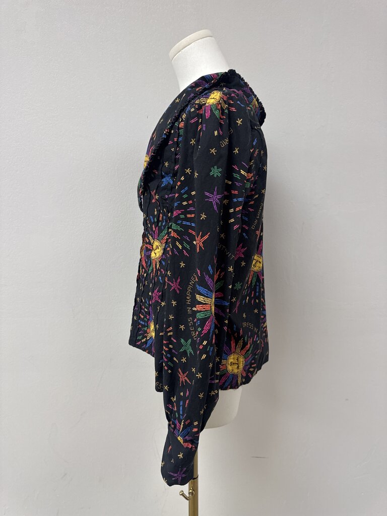 Farm Rio Sunshine Bead Print Blouse