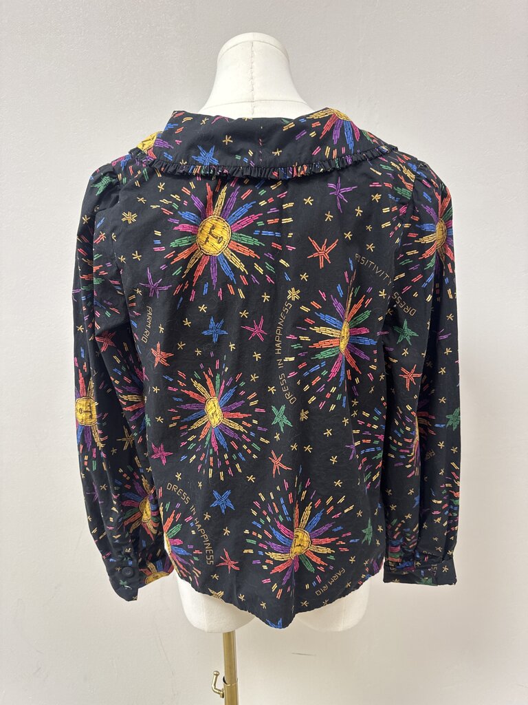 Farm Rio Sunshine Bead Print Blouse