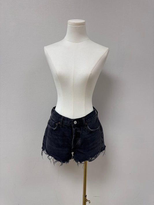 Agolde Distressed Mini Jean Short