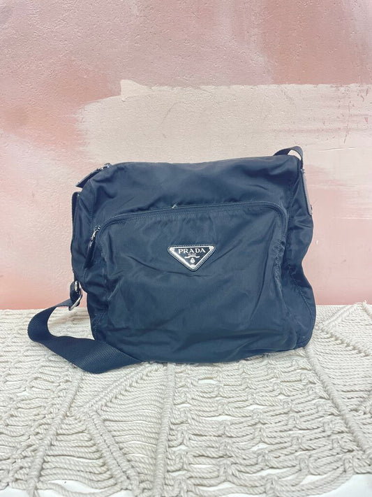 Prada Front Zip Pocket Crossbody