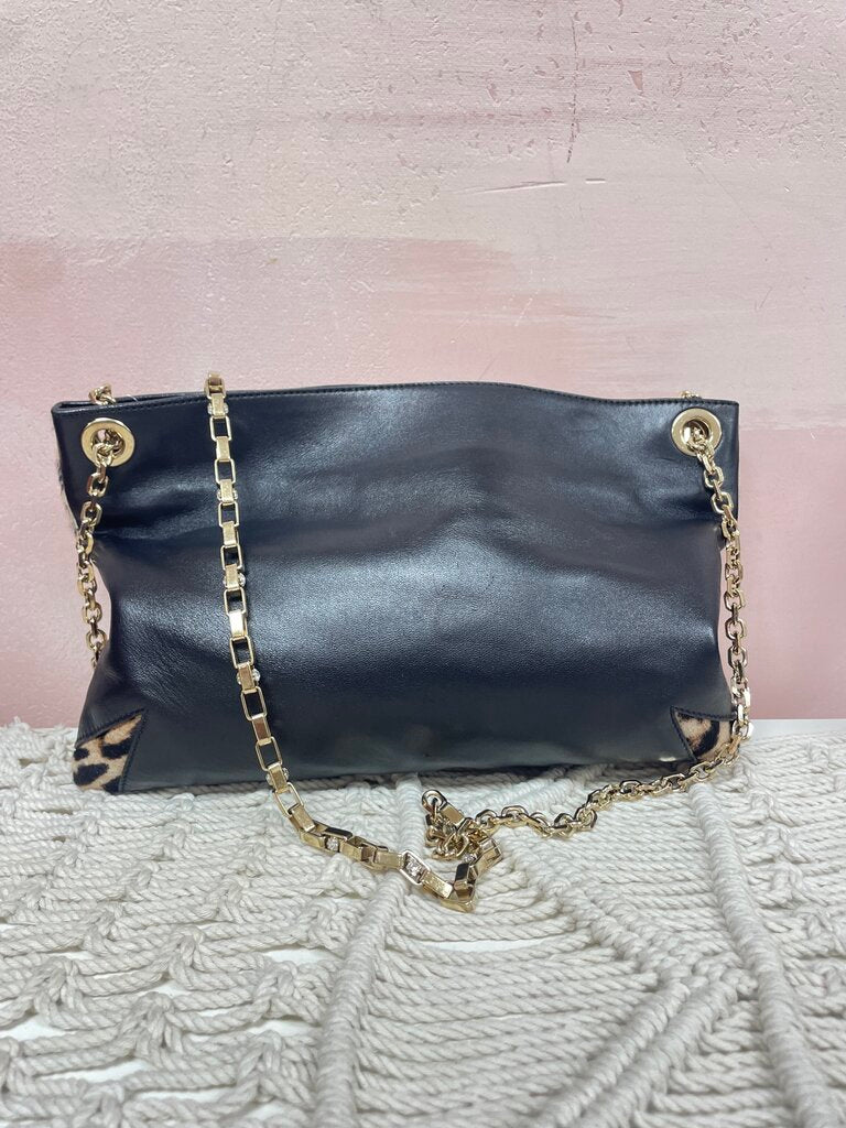 Jimmy Choo Animal Print Pony Hair Alexia Shoulder Bag