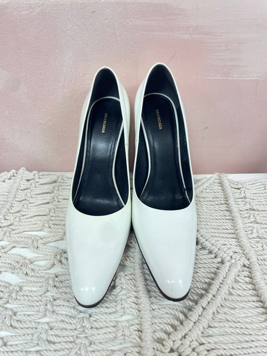 Balenciaga White Pump