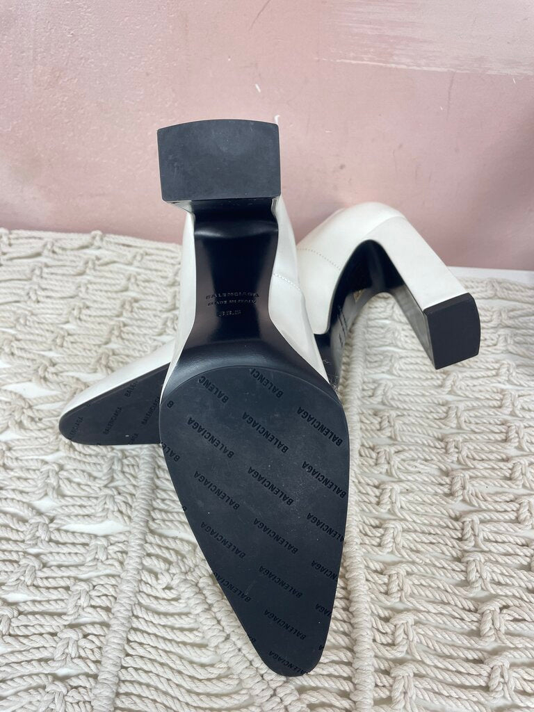 Balenciaga White Pump