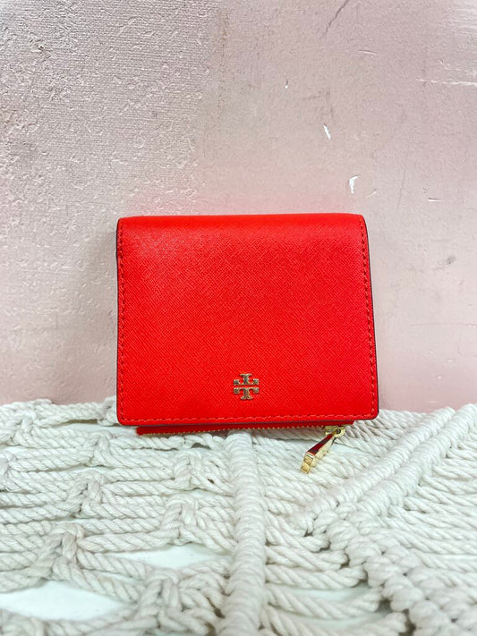 Tory Burch Orange Flap Wallet