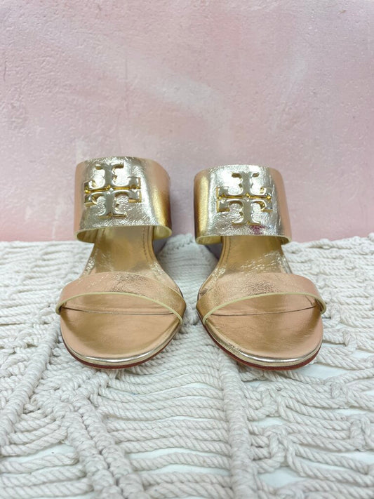 Tory Burch Gold Wedge Sandal NWT