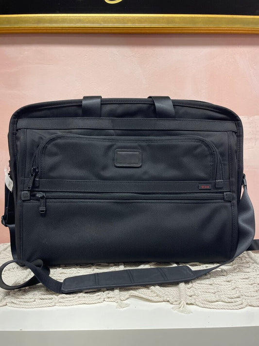 Tumi Black Duffel Bag