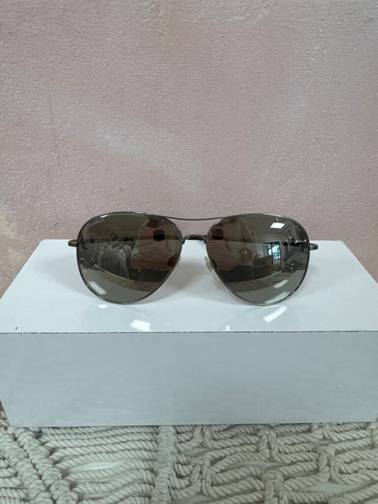 Chanel Silver Aviator Sunglasses (As Is)