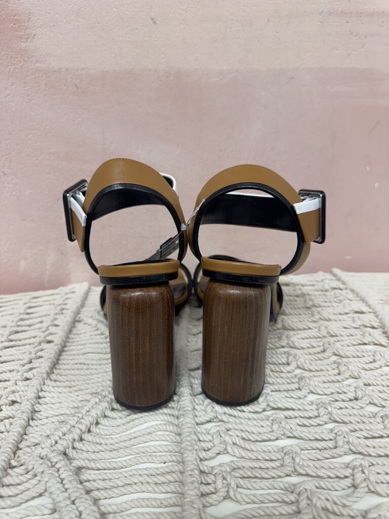 Pierre Hardy Tan Block Heel Sandal