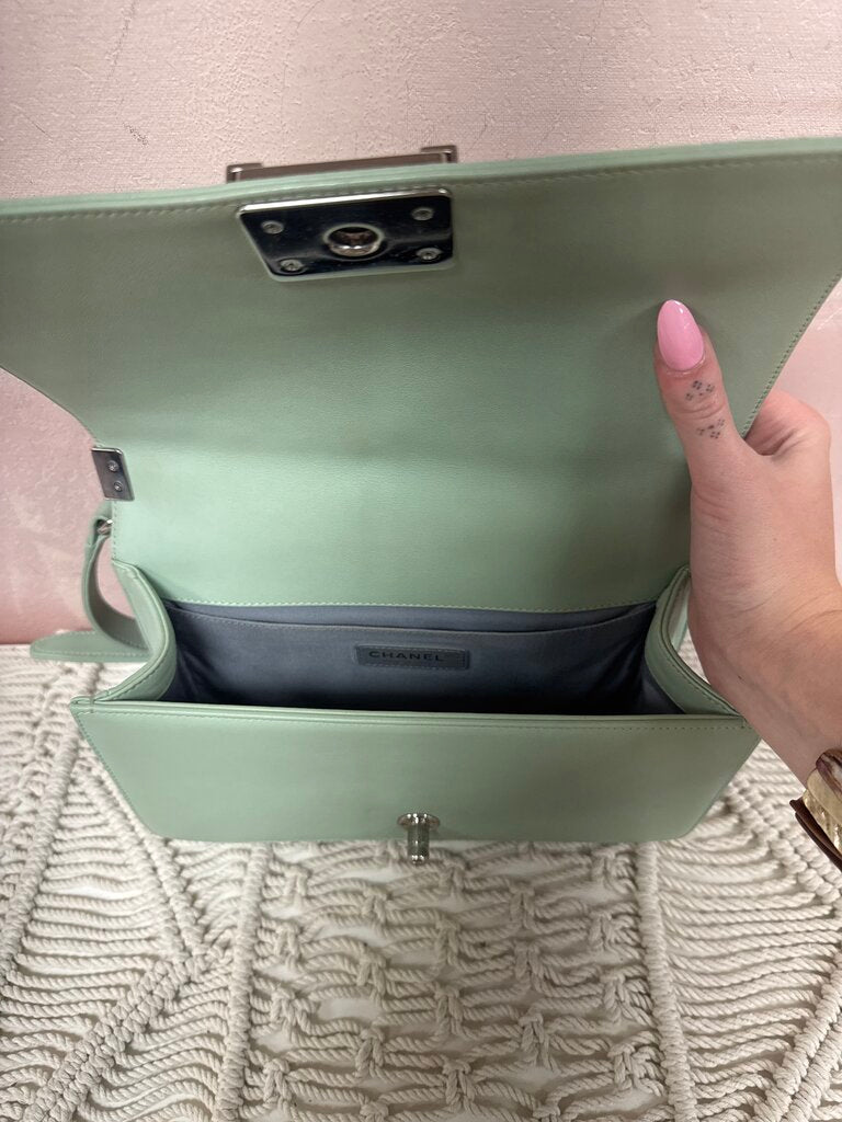 Chanel Medium Chevron Boy Bag (As Is)