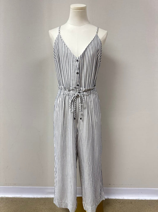 Splendid Blue Striped Jumpsuit