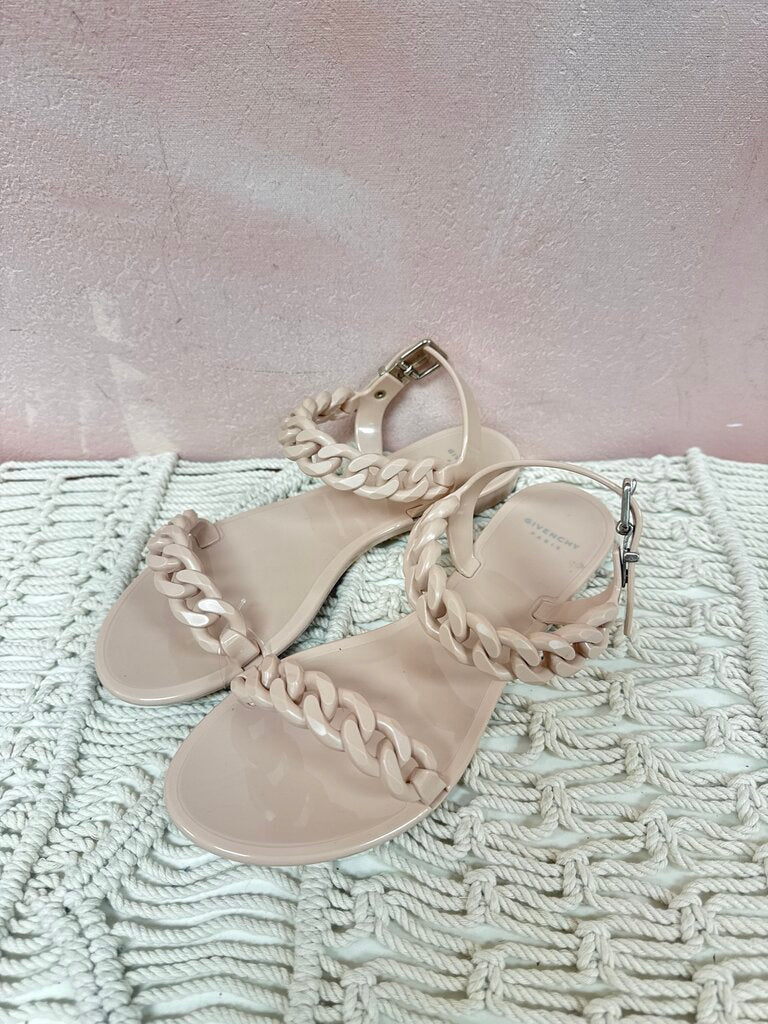 Givenchy Rose Jelly Braided Sandal